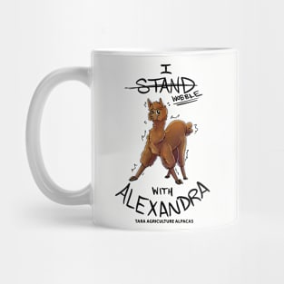 Alexandra, Black Text Mug